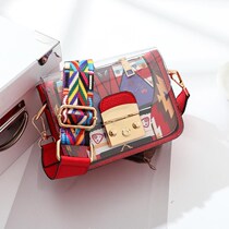 Transparent Bag Bag Girl Slanted Satchel Fashion Small Bag Tide Candy Color Children 2020 Pop New Mini Jelly Bag