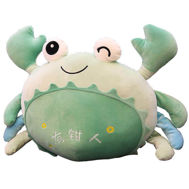 Crab plush toy big number bed to sleep with pillow girl doll sloth boyfriend big number paparazzi cuddle