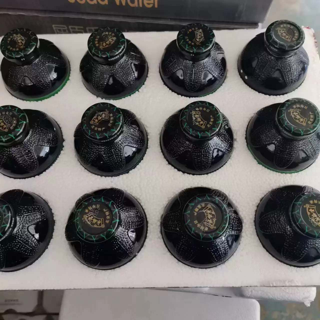 Osmanthus glass bottle sour plum soup drink Old Beijing 300ml*12 bottles catering free shipping in multiple provinces for dinner parties