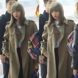 Хаки весенний плащ, длинная куртка, коллекция 2022, тренд сезона, подходит для подростков, средней длины, в корейском стиле, изысканный стиль