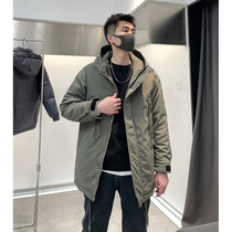 2021 Winter New Mens Fashion Trend Removable Woolen Collar Medium Long-to-cap workout jacket Down Jacket Warm White Duck Suede