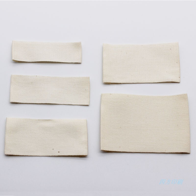 Universal Blank White Cotton Labels with Tags, Soft Cotton Labels with Branding, Handmade Product Labels, Clothing Pure Cotton Labels