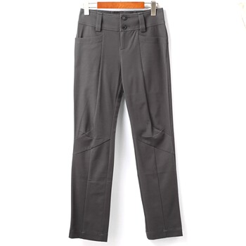 Spring and Summer Simple Versatile Mid-Waist Casual Slim-Fit Skinny Pants Slightly Stretchy Long Pants 1993911[Cut]Old Style