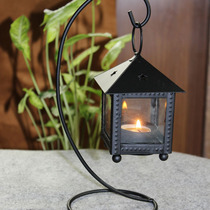 Portable windproof ghee lamp outdoor method will be used for lamp with lamp shade lamp holder Buddha front long Ming light old boat light