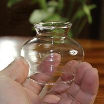 Taiwan imported windproof glass lampshade lotus lamp replacement lampshade Buddha front lamp ghee lamp light transmission good high temperature resistance