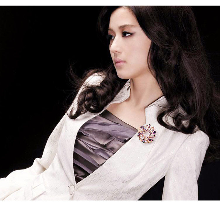 Broche femme en cristal autrichien - Ref 1176176 Image 11