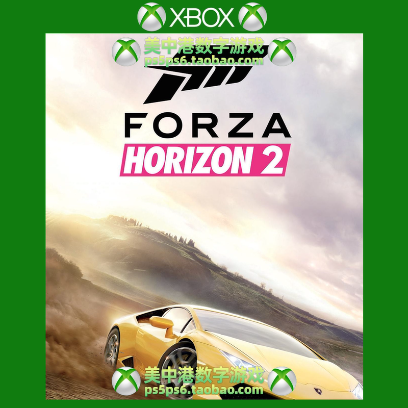 Chinese Version of Forza Horizon 2 Compatible with Xbox One, Digitally Downloaded, Genuine Xbox One