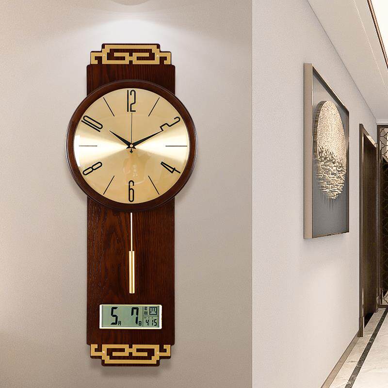New Chinese style clocks and watches Living room Home Creative China Wind quietly Sound Wan year Fashion Clock Hung Wall Quartz Clocks