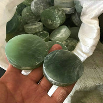 Xiuyu bracelet core dark green paperweight jade raw stone seed wool can be carved jade pendant chess