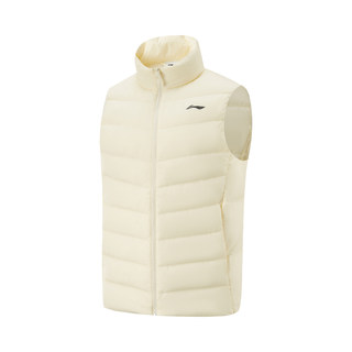 李宁羽绒马甲男子2025冬季新款健身系列轻薄保暖运动背心AMRU017