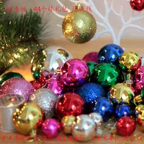 Christmas tree decorations Christmas ball pendant Christmas Toto pack 44 balls gift pack send fishing line bright Christmas Ball