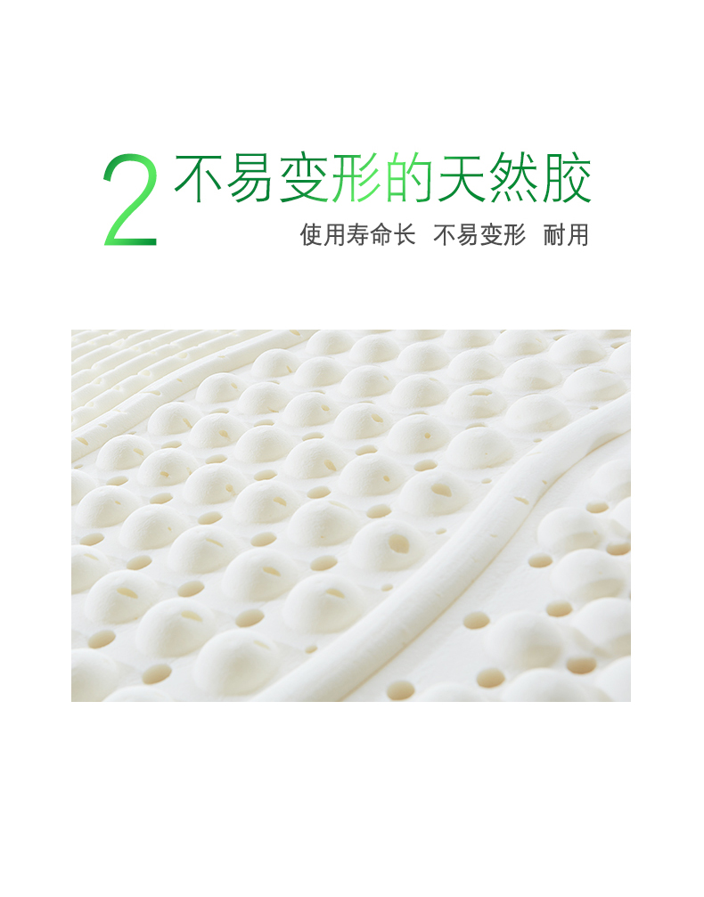 Thái Lan cao su thiên nhiên nệm 1.5m1.8m m giường tatami nệm cao su kép làm bằng 5cm tinh khiết nhập khẩu - Nệm nệm giá rẻ 200k