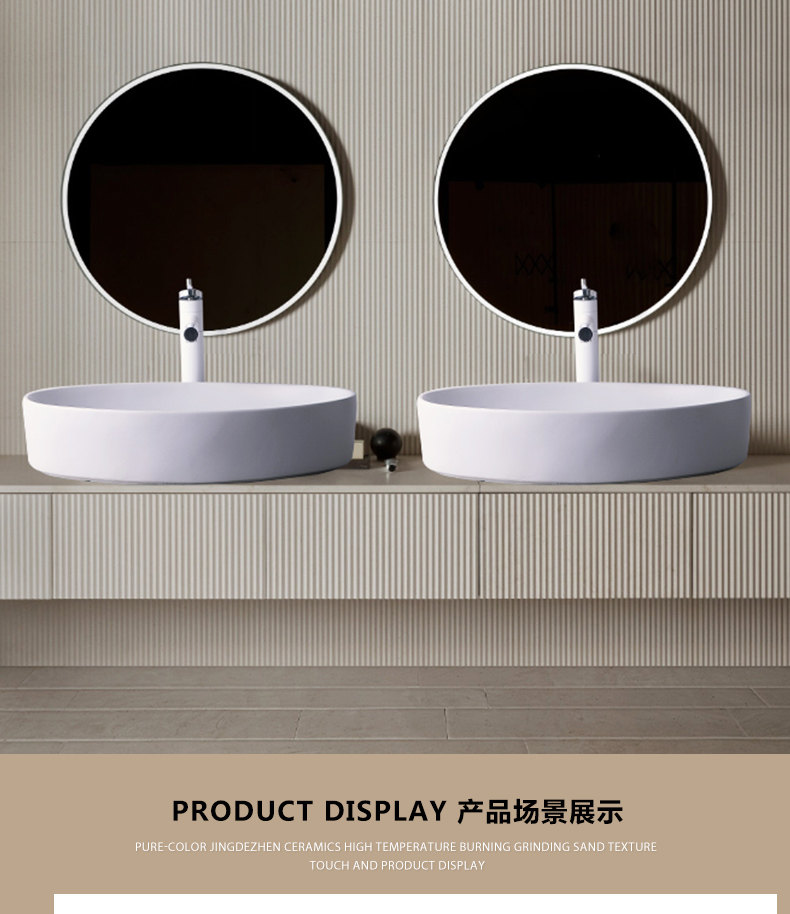 Nordic stage basin to single birdbath simple toilet lavabo lavatory basin basin ceramic household balcony