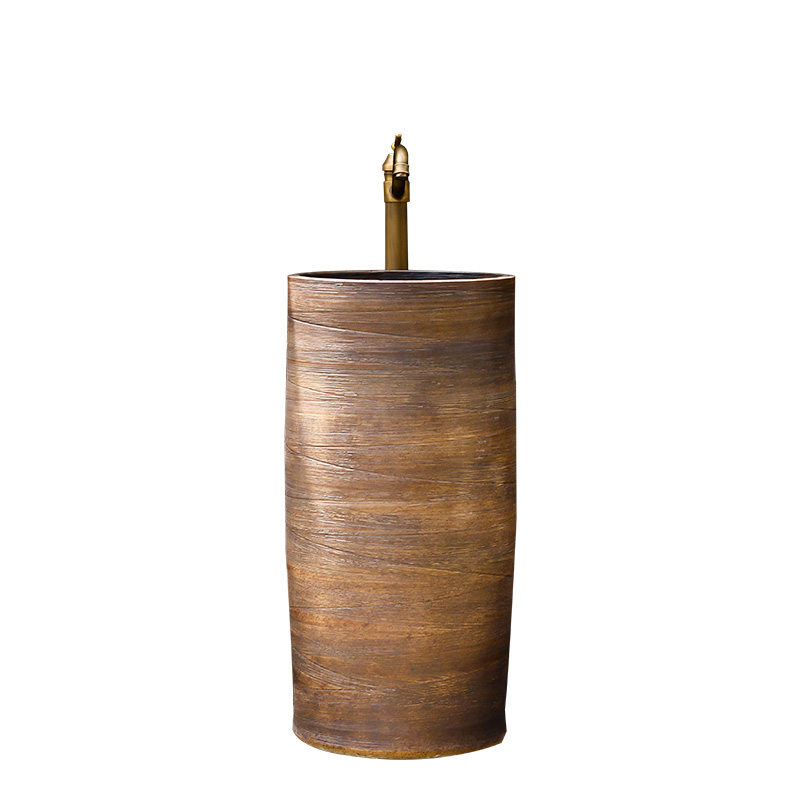 The sink pillar basin ceramic one pillar type toilet lavatory balcony sink basin that wash a face wash basin