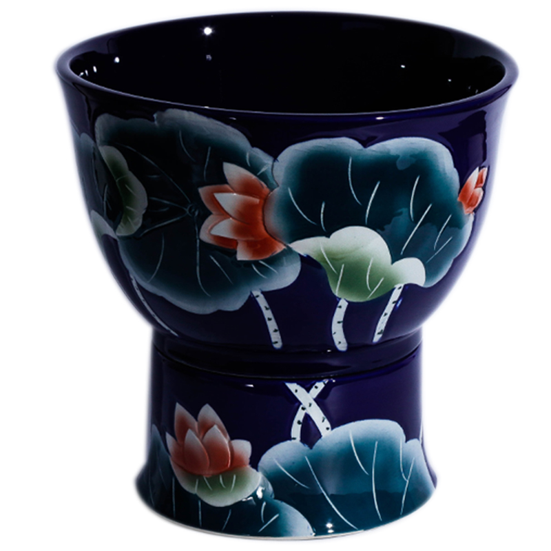 The Mop pool handicraft in jingdezhen ceramic household balcony retro archaize floor size Mop pool