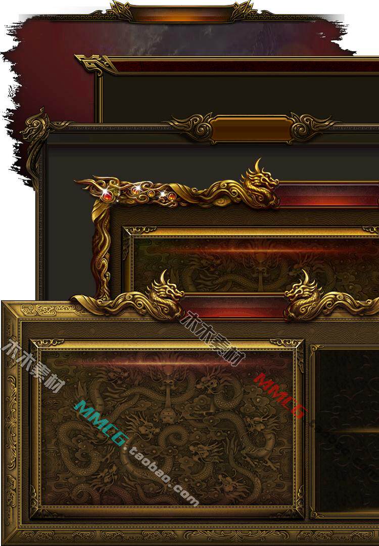 传奇霸业传奇类UI界面图标按钮iocn背景资源美术设计-美好生活&吃喝玩乐购