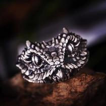  mix Volgan simple personality sterling silver 925 silver Purgatory viper ring male couple handmade custom dragon ring