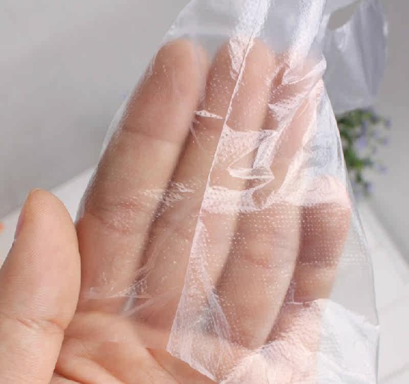 Disposable gloves wholesale film beauty salon hairdressing hair dyeing special plastic transparent medical waterproof
