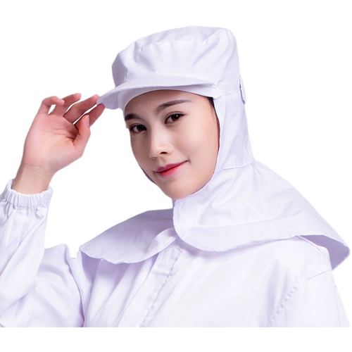 Шоу шляпа работа с едой шляпа ухо с сетью мужской женской фабричной шляпы экологическая гигиеническая пыль, пыль, стиральная шляпа шляпа шляпа