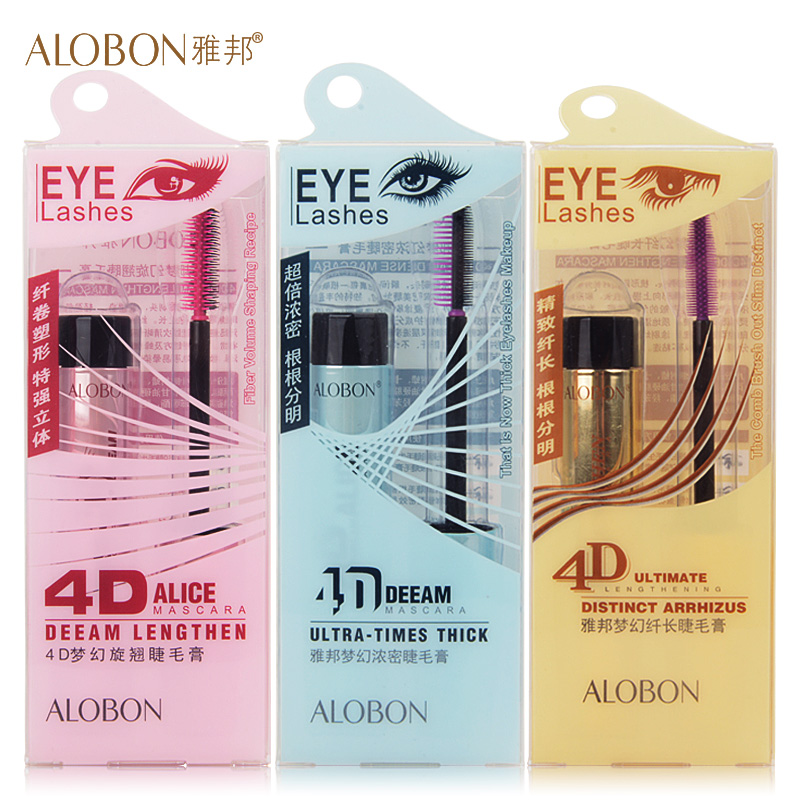 Yabang 4D dream fiber long - thick - curling mascara waterproof and anti - sweat and not dizzy persistent makeup