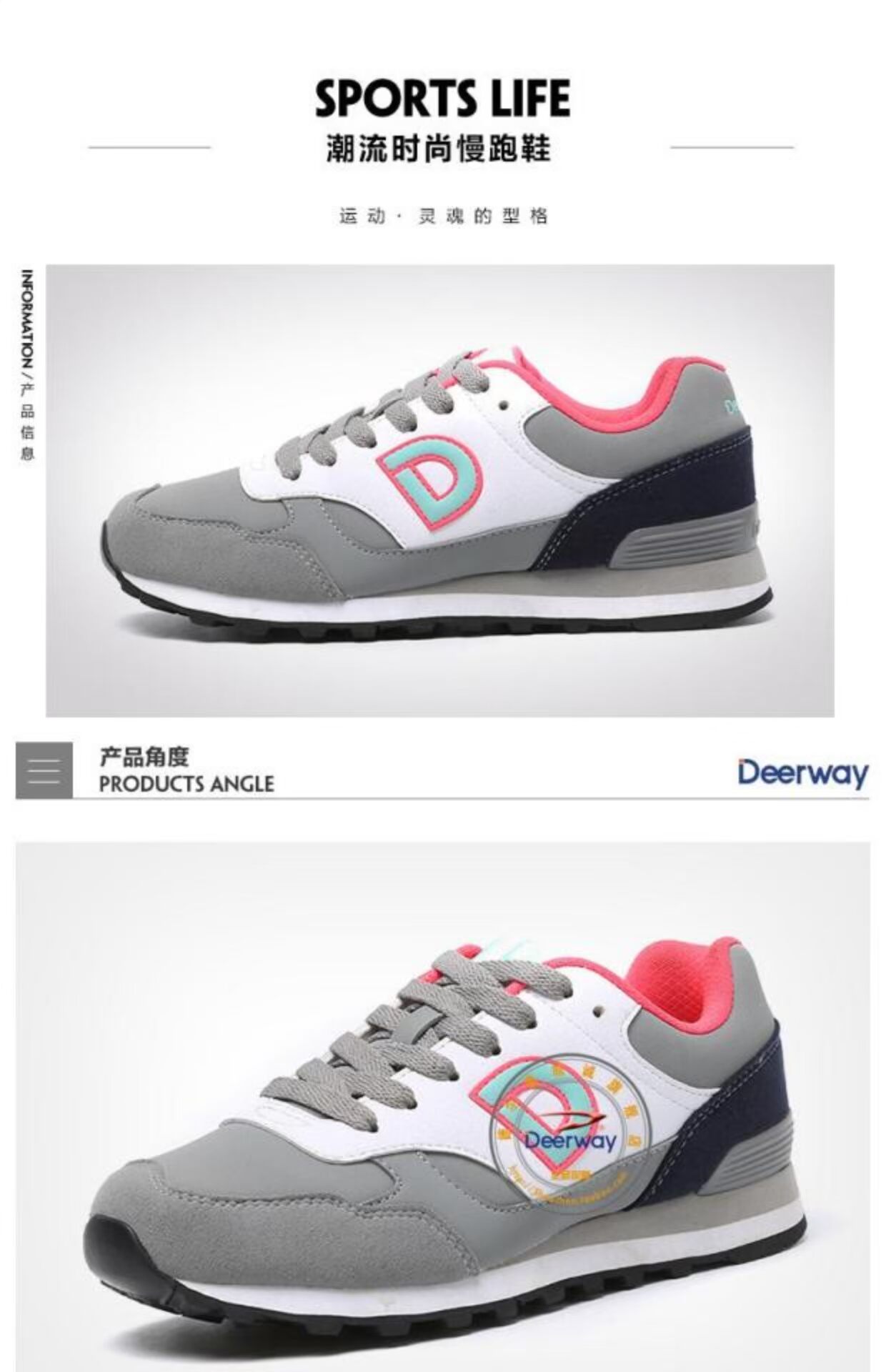 Giày nữ Delhui đích thực giày chạy bộ xu hướng giày thể thao shop giày sneaker