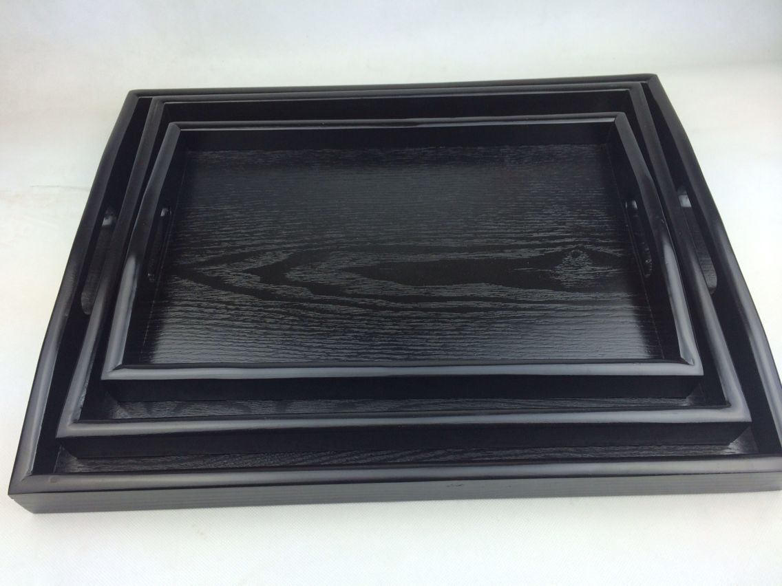 Cung cấp quá khổ 60 * 40CM nướng toàn bộ tấm gỗ cừu Khay gỗ hình chữ nhật Rắn tấm gỗ lớn - Tấm khay ấm chén bằng gỗ