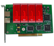 Original Zibo ZS-4308 telephone recording system 8-way incoming call pop-up screen customer information