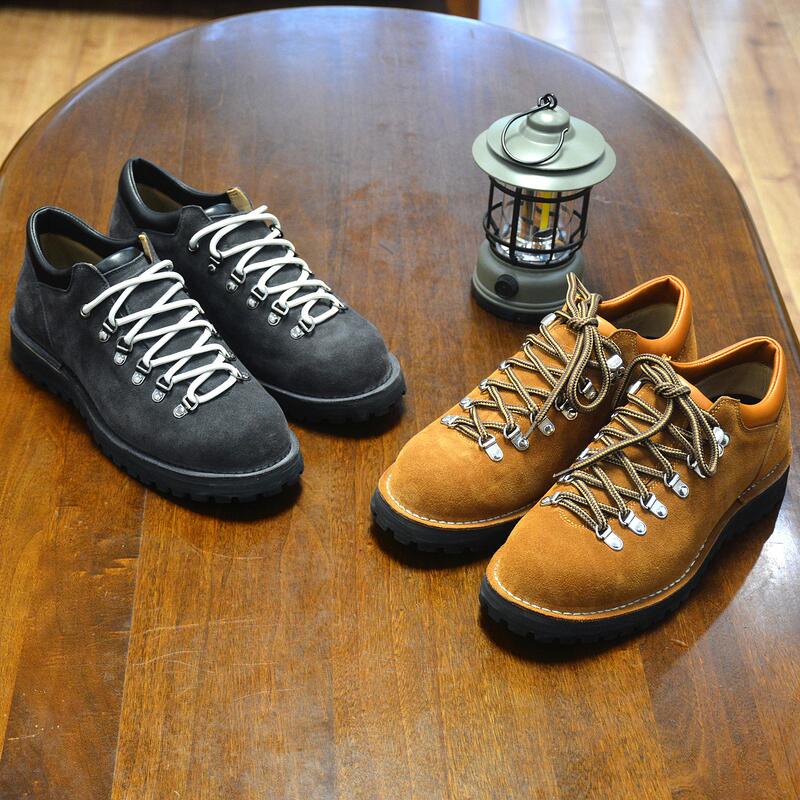 Handmade Goodyear Welted Suede Leather Outdoor Hiking Boots He Li Liang Casual Low-Top Martin Work Shoes for Men