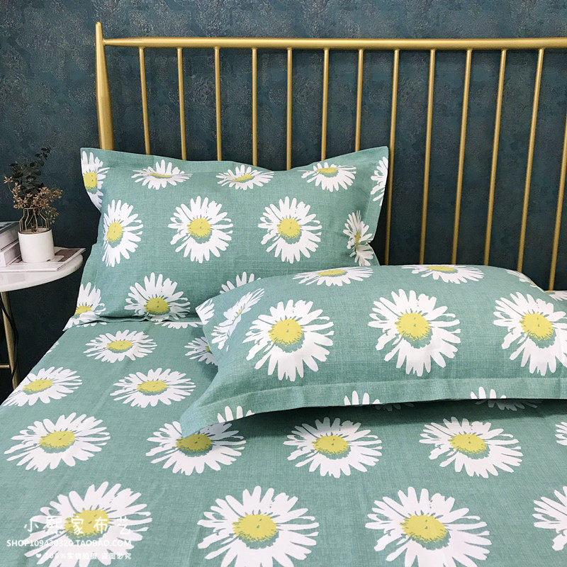 High quality thickened all-cotton old coarse cloth Three-type bed group Quilt Cover Large Kang Pure Cotton Linen Canvas Field Wind Surface