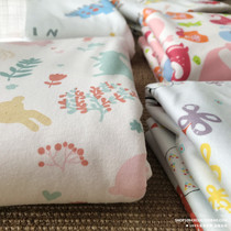 Cartoon car pink cotton bamboo fiber waterproof fabric Baby isolation pad oversized breathable menstrual sheets