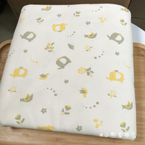 Natural color cotton Newborn blanket baby fabric Pure cotton knitted baby Class A cotton environmental protection brushed elastic