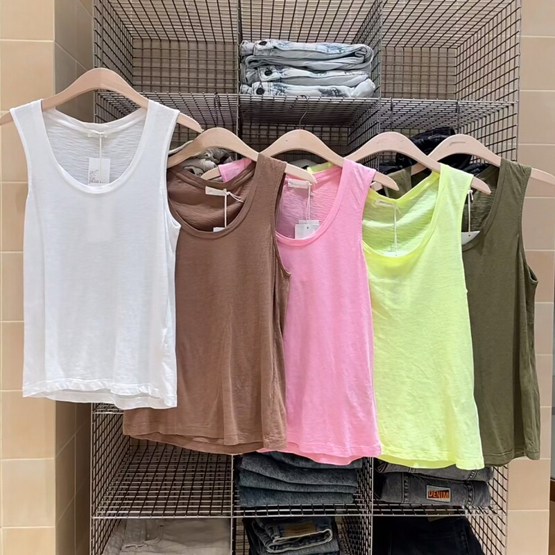 America Vint@Ge Sleeveless Vest for Women, Jac Series, Ultra-Thin, Soft and Comfortable, Perfect for Layering in Summer