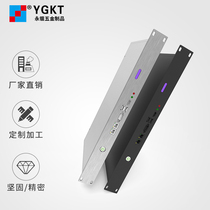 Perpetual Confinement 19 Inch 1U300 Deep Standard Aluminum Alloy Case Custom Electronics Industrial Control Equipment PCB Case Aluminum Housing