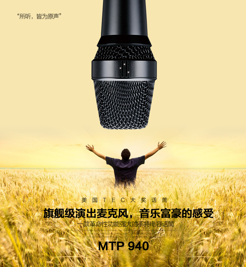 LEWITT Levitt MTP 940 professional stage performance microphone US TEC award microphone