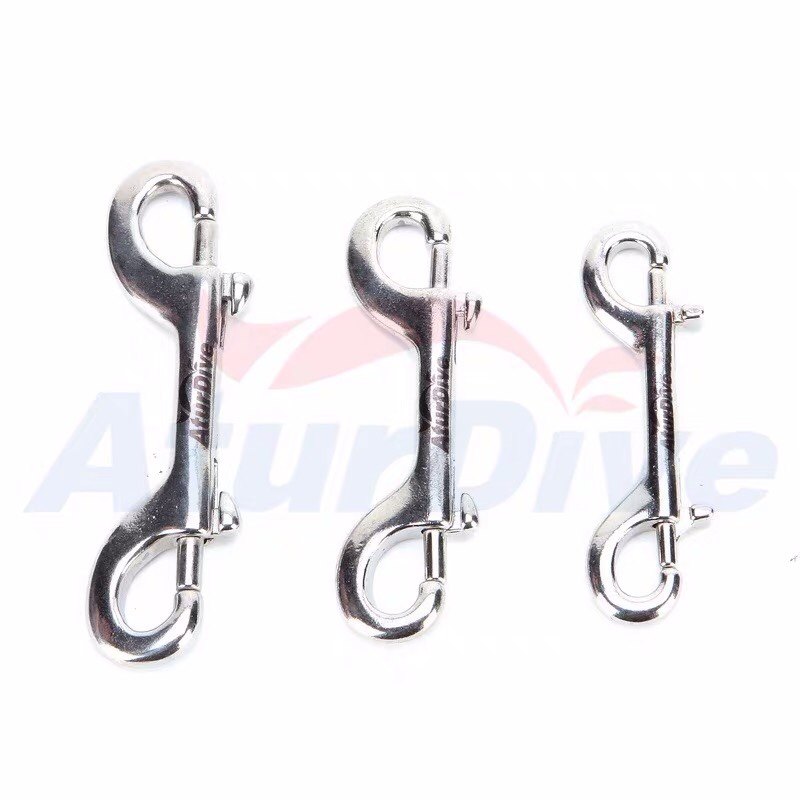 Natural Dive diving Double head hook Double head buckle 316 stainless steel spring hook opening lap Three sizes