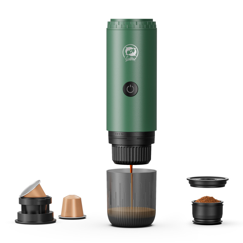 Wireless Heating Portable Coffee Machine Capsule Coffee Machine Mini Portable Espresso Semi-Automatic Electric Small Wireless Heating Portable Coffee Machine Capsule Coffee Machine Mini Portable Espresso Semi-Automatic Electric Small