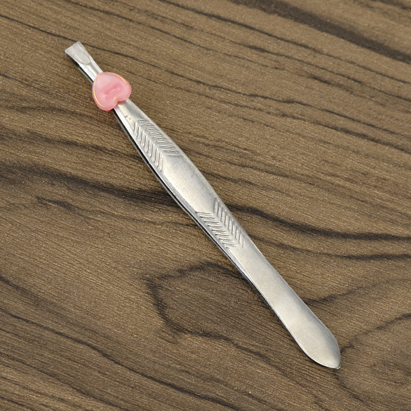 Brow Brow Brow Small Arrow Tattooed Flat Mouth Stainless Steel Tweezers Fake Eyelash Single support Cosmetic Makeup Tools