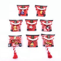Exported to Japan high-end shrine resin refrigerator magnet Osaka Mount Fuji Lucky Cat Dancer Bell Magnetic Creative