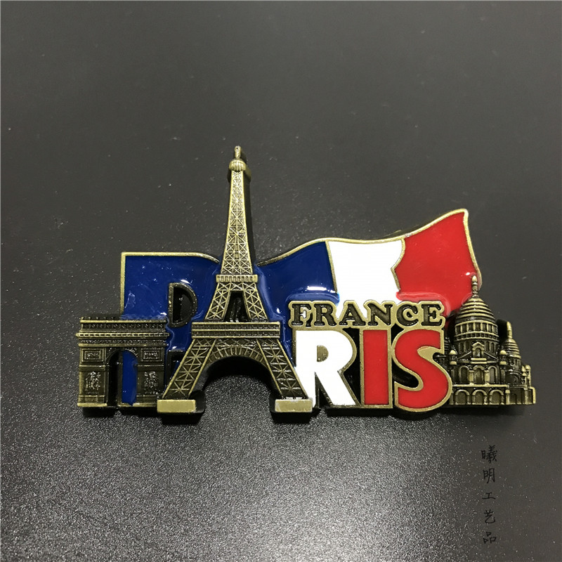 3D Parigi Calamita per frigorifero Francia motivo: Torre Eiffel regalo da viaggio