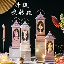 Music box wind lamp crystal ball automatic snow Music Box Girls children Girls girlfriends birthday gifts Christmas