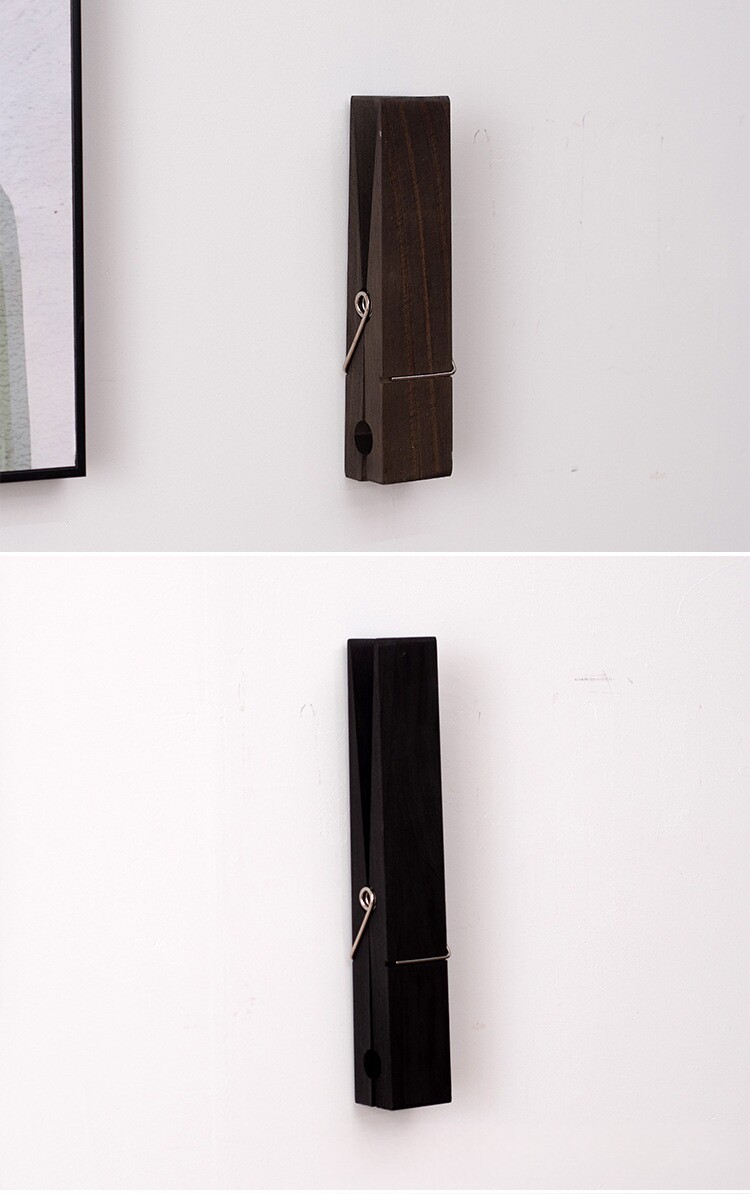 Креативный гигантский деревянный зажим для полотенец настенный держатель для белья и одежды