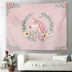 INS Bắc Âu Unicorn Net Red Wall Trang trí tấm thảm Đầu giường Phòng ngủ Nền vải Khăn trải bàn Vách ngăn Tapestry