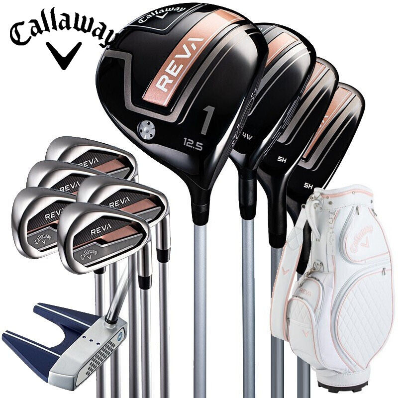 Callaway Callaway official golf club ladies set of rose gold REVA ROSE full set of clubs