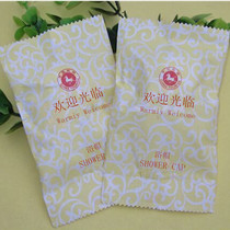 Hotel hotel rooms Hotel disposable shower cap waterproof shower cap color packaging 18 yuan 100 whole box