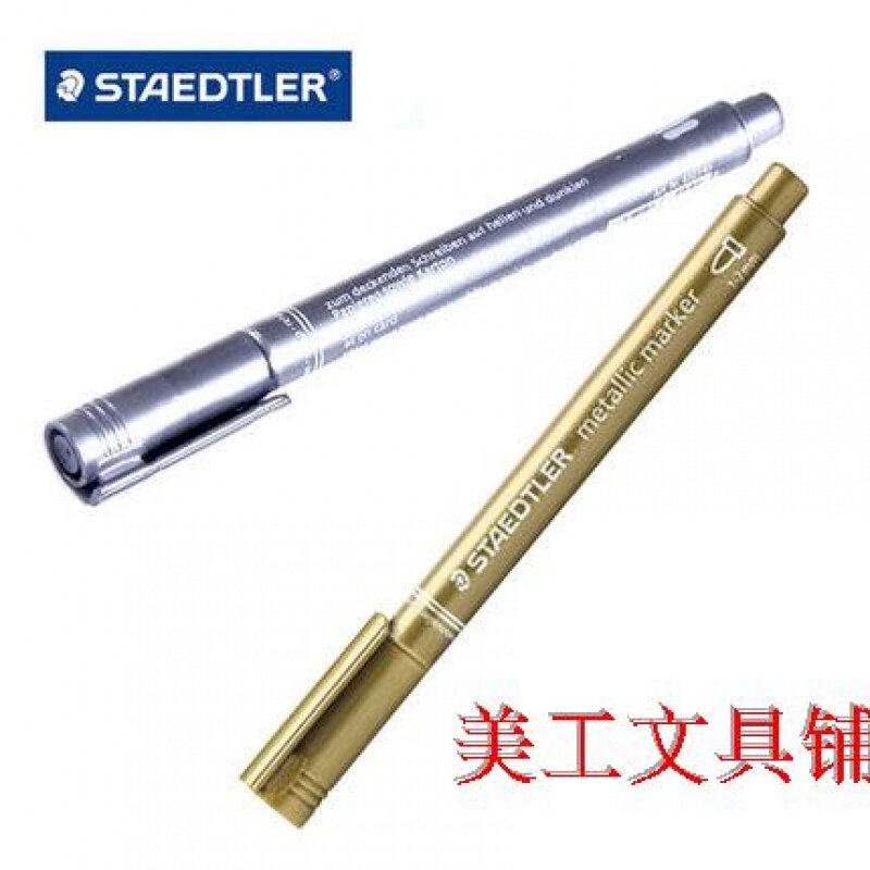 STAEDTLER 8323 paint pen high-gloss marker black card invitation refill paint opening meeting sign-in pen