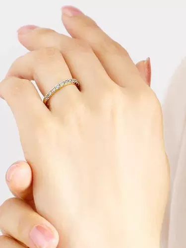 宝石矿工 Платиновое бриллиантовое обручальное кольцо, белое золото 18 карат