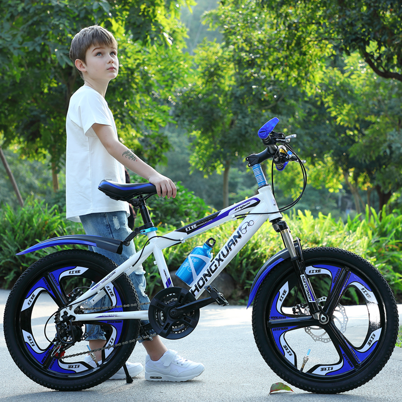 Children's bicycle mountain bike racing 20 inch variable speed 18 22) 24 inch boys and girls 10 12-year-old primary and secondary school students