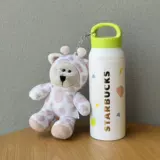 Starbucks, ретро стеклянная трубочка из нержавеющей стали, термос со стаканом