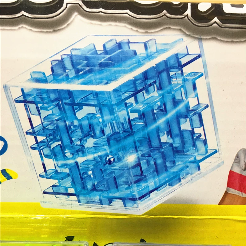 Mẫu giáo sáu một khối lập phương 3D Rubik của cube mê cung nữ cậu bé thông minh đồ chơi câu đố món quà của trẻ em học sinh tiểu học