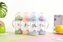 Six beautiful ducks newborn baby glass anti-choke anti-drop explosion-proof baby wide-mouth bottle cute high temperature resistant explosion